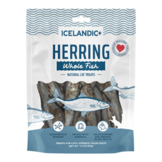 Icelandic Icelandic Cat Herring Whole Fish Treat 1 oz