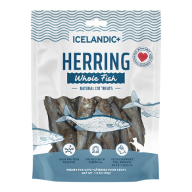 Icelandic Icelandic Cat Herring Whole Fish Treat 1 oz