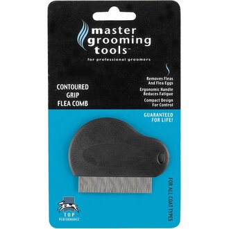 Master Grooming Tools Master Grooming Tools Contoured Grip Flea Cat Comb