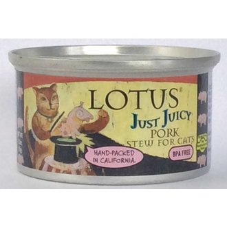 Lotus Lotus Just Juicy Pork Stew Grain-Free Canned Cat Food