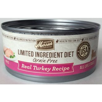 Merrick Merrick Limited Ingredient Diet Grain-Free Real Turkey Pate Canned Cat Food