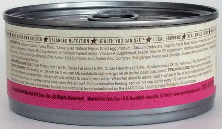 Merrick Merrick Limited Ingredient Diet Grain-Free Real Turkey Pate Canned Cat Food