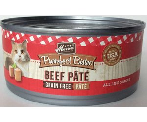 Merrick Merrick Purrfect Bistro Grain Free Beef Pate Canned Cat