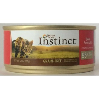 Nature's Variety Nature's Variety Instinct Grain-Free Beef Formula Canned Cat Food