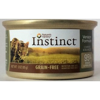Nature's Variety Nature's Variety Instinct Grain-Free Venison Formula Canned Cat Food