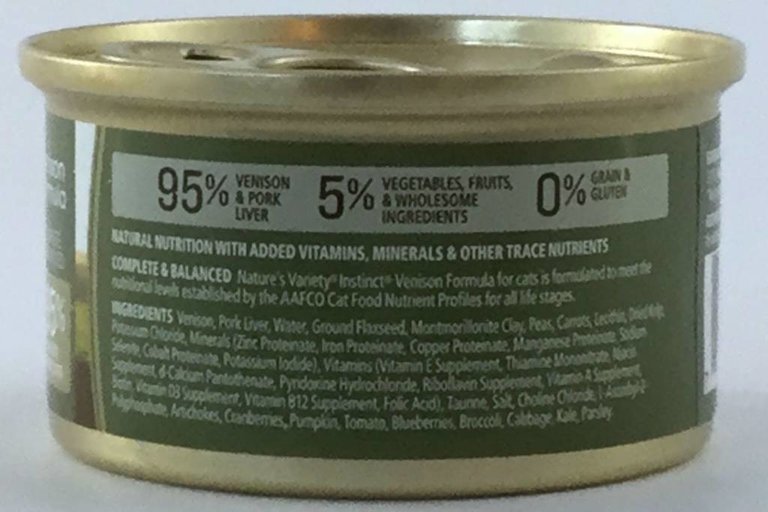 Nature's Variety Nature's Variety Instinct Grain-Free Venison Formula Canned Cat Food