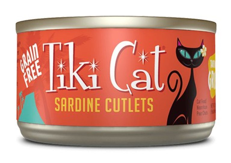 Tiki Cat Tiki Cat Tahitian Grill Sardine Cutlets Canned Cat Food