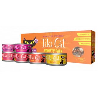 Tiki Cat Tiki Cat King Kamehameha Luau Variety Pack Canned Cat Food