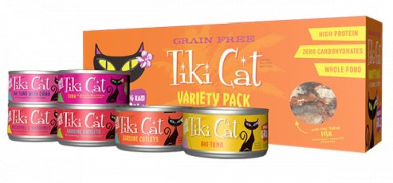 Tiki Cat Tiki Cat King Kamehameha Luau Variety Pack Canned Cat Food