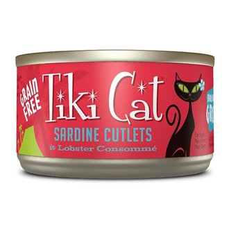 Tiki Cat Tiki Cat Bora Bora Grill Sardine Cutlets in Lobster Consomme Canned Cat Food