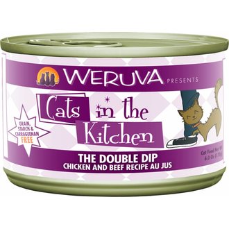 Weruva Weruva Cats in the Kitchen The Double Dip Chicken & Beef Au Jus Grain-Free Recipe Canned Cat Food