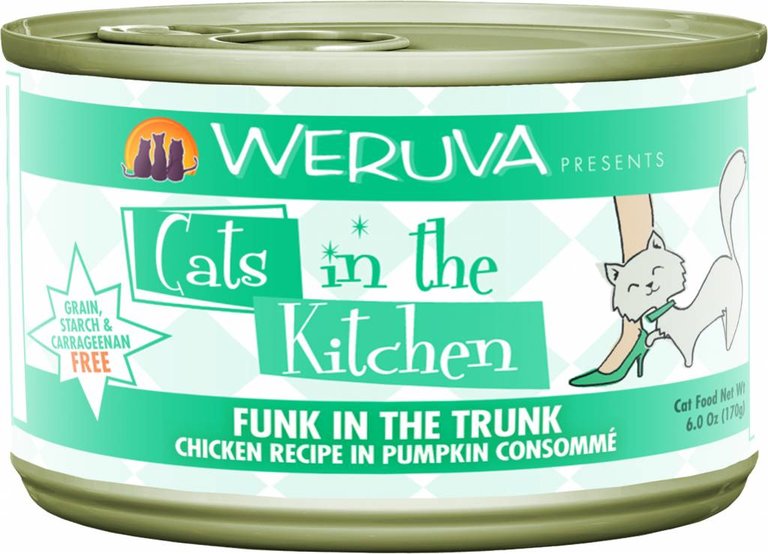 Weruva Weruva Cats in the Kitchen Funk in the Trunk Chicken Recipe in Pumpkin Consomme Grain-Free Canned Cat Food