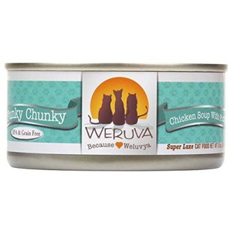 Weruva Weruva Funky Chunky Chicken Recipe Soup with Pumpkin Grain-Free Canned Cat Food