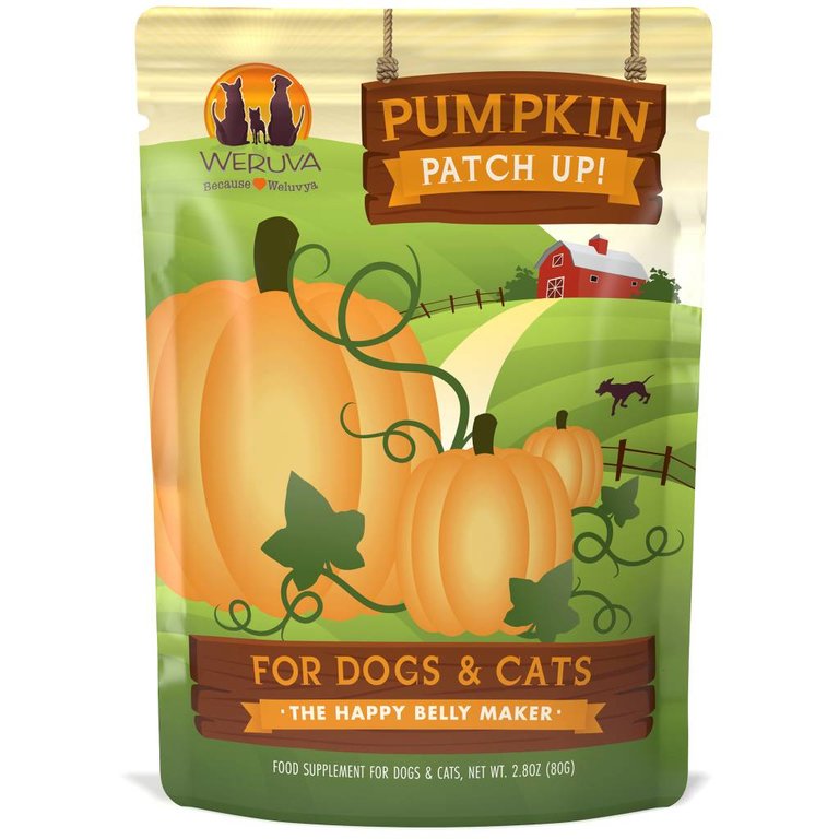 Weruva Weruva Pumpkin Patch Up! Pumpkin Adult Cat & Dog Supplements Pouch