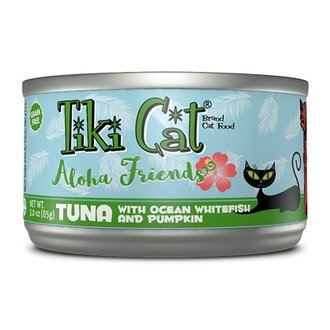 Tiki Cat Tiki Cat Aloha Friends Tuna with Ocean Whitefish and Pumpkin Canned Wet Cat Food
