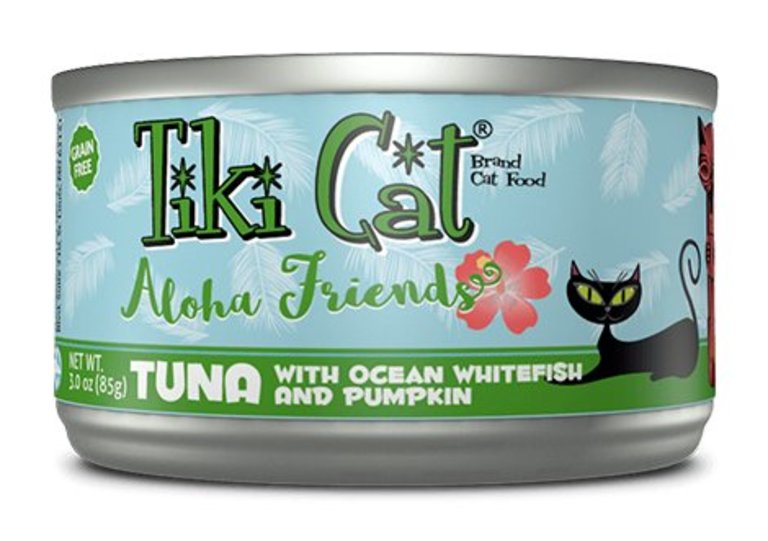 Tiki Cat Tiki Cat Aloha Friends Tuna with Ocean Whitefish and Pumpkin Canned Wet Cat Food