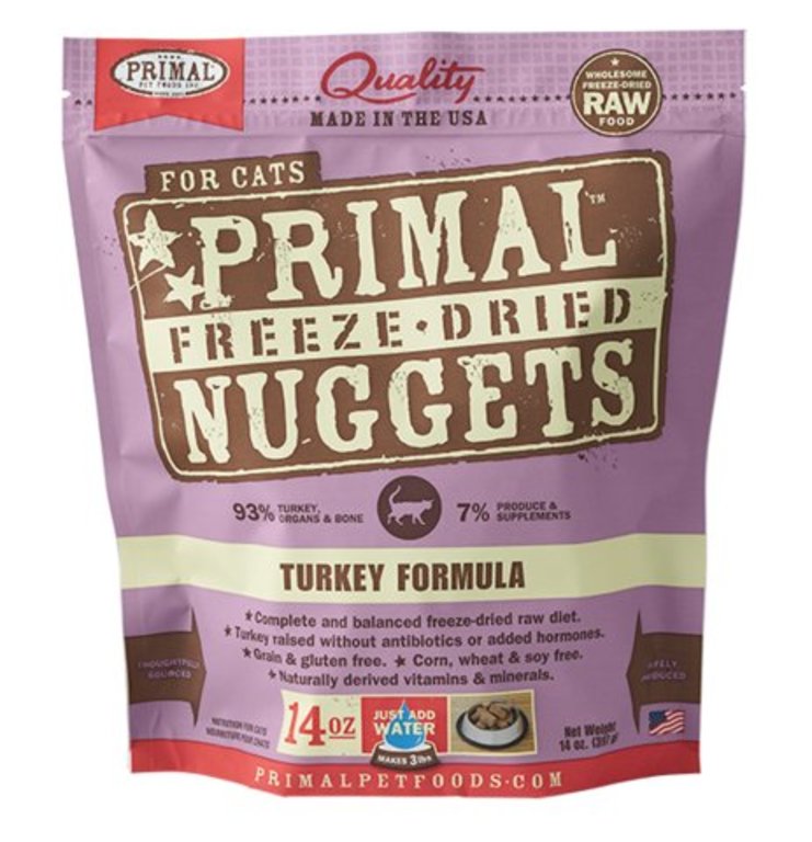 Primal Primal Raw Freeze-Dried Nuggets Feline Formula