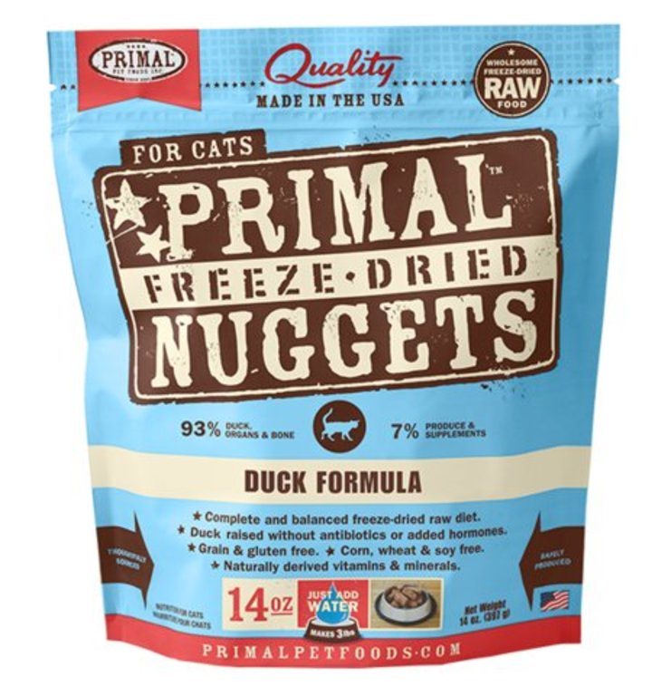 Primal Primal Raw Freeze-Dried Nuggets Feline Formula