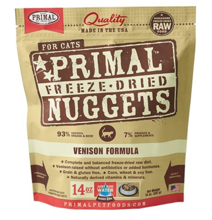 Primal Primal Raw Freeze-Dried Nuggets Feline Formula