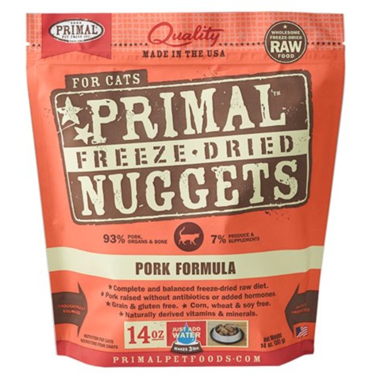 Primal Primal Raw Freeze-Dried Nuggets Feline Formula