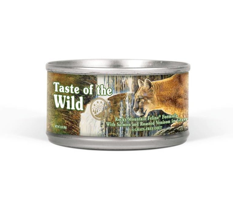 Taste of the Wild Taste of the Wild Rocky Mountain Feline Formula with Salmon and Roasted Venison in Gravy Canned Cat Food