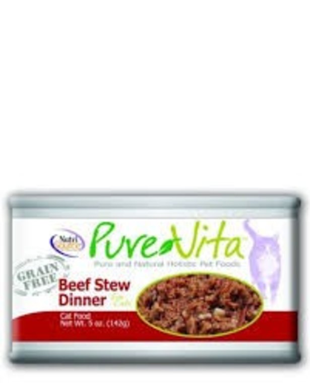 Pure Vita Pure Vita Stew Dinner Canned Cat Food, 5 oz