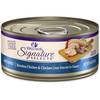 Wellness Wellness Signature Selects Shredded Boneless Entree in Sauce Canned Cat Food Wellness Wellness Signature Selects Shredded Boneless Entree in Sauce Canned Cat Food