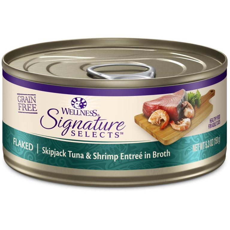 Wellness Wellness Signature Selects Flaked Skipjack Entree in Broth Canned Cat Food