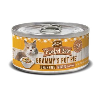 Merrick Merrick Purrfect Bistro Grain-Free Grammy's Pot Pie Minced in Gravy Canned Cat Food