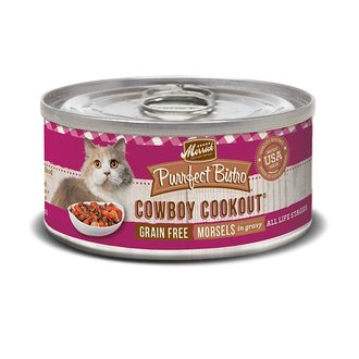 Merrick Merrick Purrfect Bistro Grain-Free Cowboy Cookout Morsels in Gravy Canned Cat Food