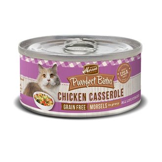 Merrick Merrick Purrfect Bistro Grain-Free Chicken Casserole Morsels in Gravy Canned Cat Food