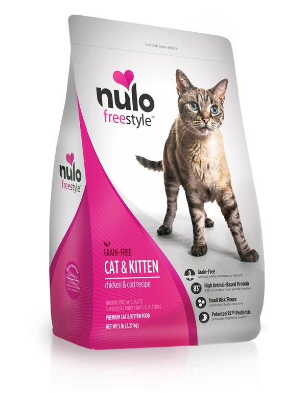 Nulo Nulo Freestyle Chicken & Cod Recipe Grain-Free Dry Cat & Kitten Food