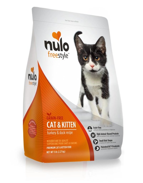 Nulo Nulo FreeStyle Grain-Free Turkey & Duck Recipe Cat & Kitten Dry Food