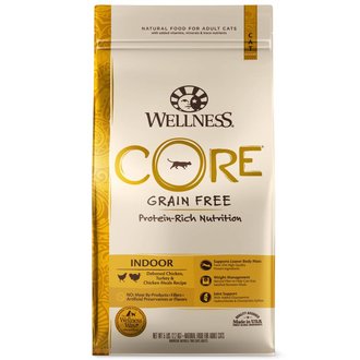Wellness Wellness CORE Indoor Deboned Chicken, Turkey and Chicken Meals Recipe Dry Cat Food Wellness Wellness CORE Indoor Deboned Chicken, Turkey and Chicken Meals Recipe Dry Cat Food