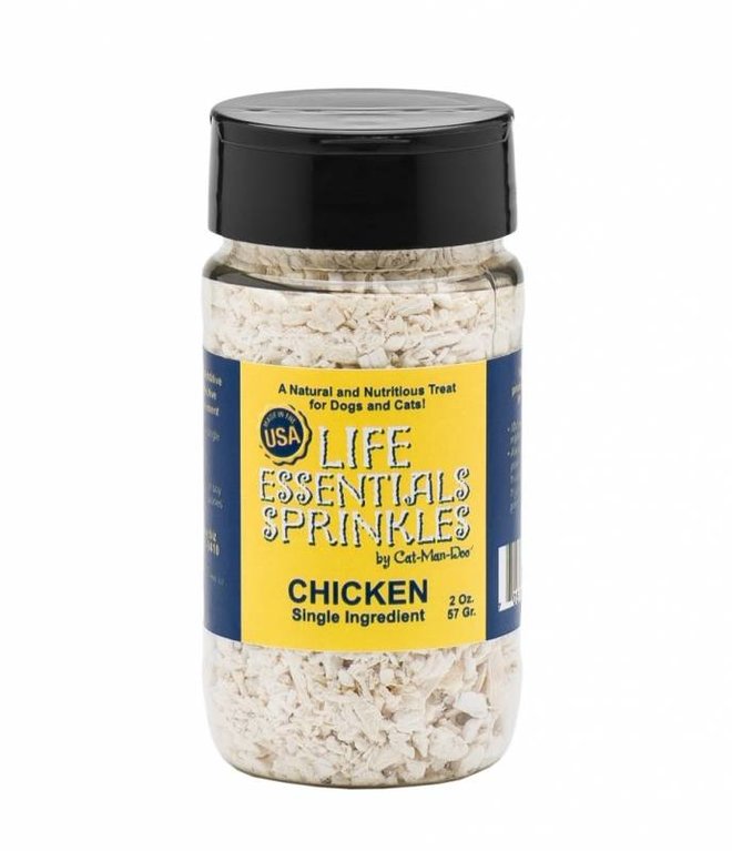 Petmate CatManDoo Life Essentials Freeze Dried Chicken Sprinkles Cat Treats