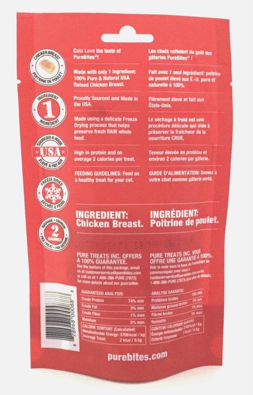 PureBites PureBites Chicken Breast Freeze-Dried Cat Treats