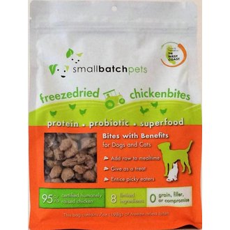 Small Batch Small Batch Freeze-Dried Chicken Bites Cat Treats, 7 oz