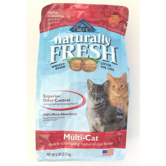 Blue Buffalo Blue Buffalo Naturally Fresh Walnut-Based Multi-Cat Quick-Clumping Cat Litter
