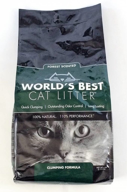 World's Best Cat Litter Worlds Best Cat Litter Forest Scented Clumping Formula