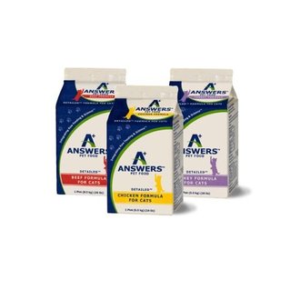Answers Answers Detailed Raw Food Formula for Cats, 16 oz (pint)