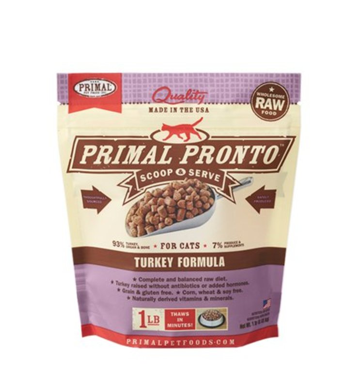 Primal Primal Pronto Raw Frozen Cat Food, 1 LB