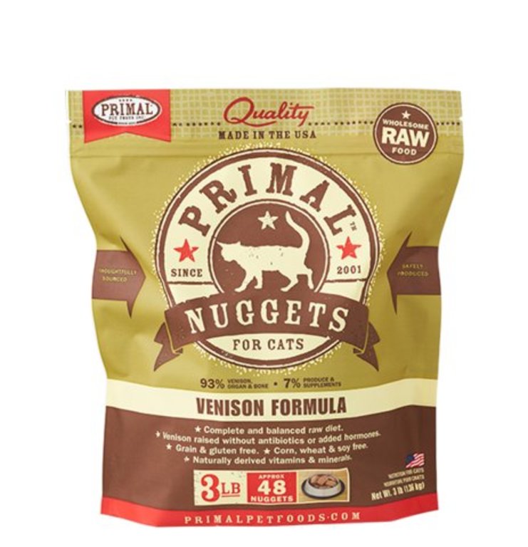 Primal Primal Nuggets Frozen Feline Raw Food, 3 LB