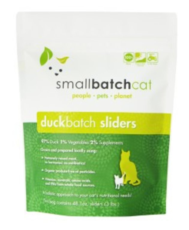 Small Batch SmallBatch Sliders Raw Cat Food, 3 LB