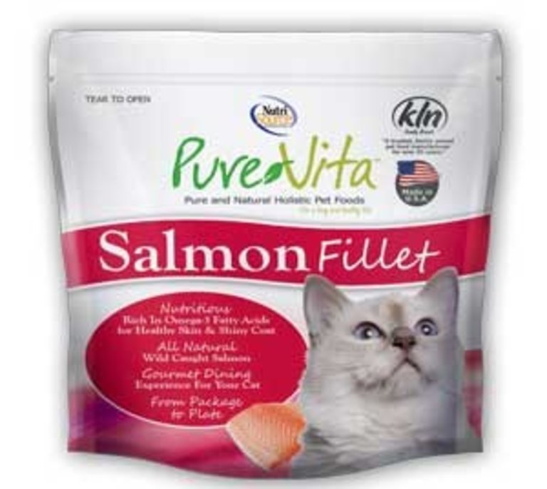 Pure Vita Pure Vita Salmon Fillet Cat Food Pouches, 2 oz