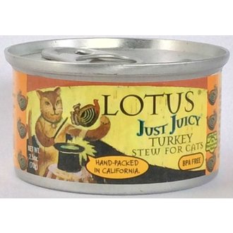 Lotus Lotus Just Juicy Turkey Stew Grain-Free Canned Cat Food