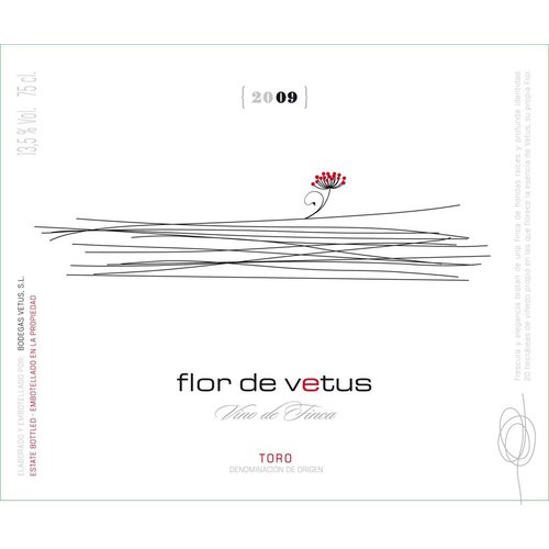 Wine VETUS 'FLOR DE VETUS' 2014 Wine VETUS 'FLOR DE VETUS' 2014