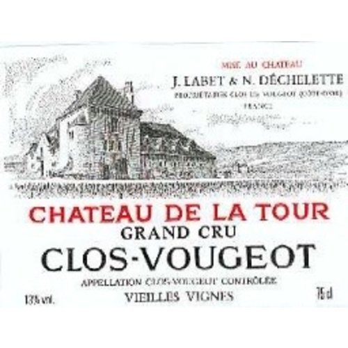 Wine CHATEAU DE LA TOUR CLOS VOUGEOT GRAND CRU VV 2007 Wine CHATEAU DE LA TOUR CLOS VOUGEOT GRAND CRU VV 2007