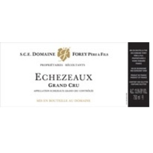 Wine REGIS FOREY ECHEZEAUX GRAND CRU 2013 Wine REGIS FOREY ECHEZEAUX GRAND CRU 2013