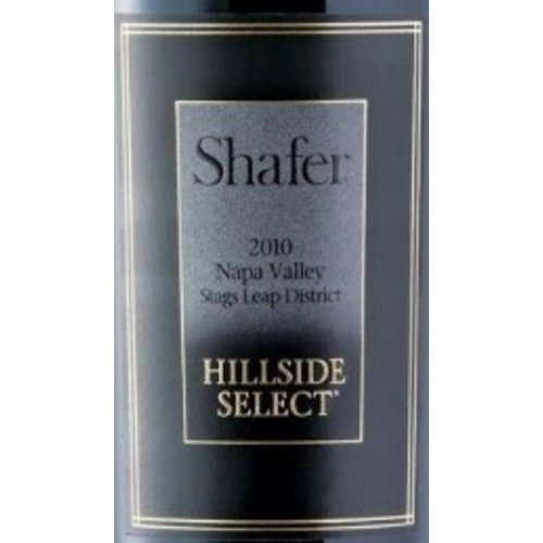 Wine SHAFER CABERNET SAUVIGNON 'HILLSIDE SELECT' 2010 6L Wine SHAFER CABERNET SAUVIGNON 'HILLSIDE SELECT' 2010 6L