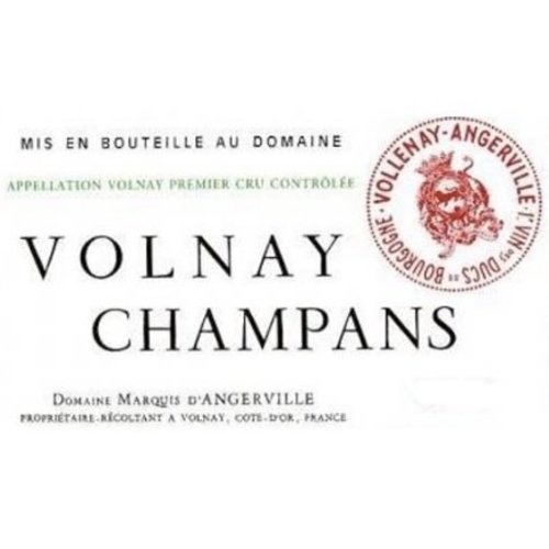 Wine MARQUIS D'ANGERVILLE VOLNAY 'CHAMPANS' 1ER CRU 2011 Wine MARQUIS D'ANGERVILLE VOLNAY 'CHAMPANS' 1ER CRU 2011
